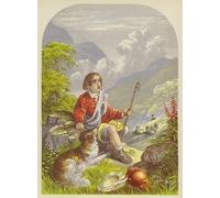 YIMACBJXX Famous Painting Wall Art Decor Canvas Picture Wall the Shepherd Boy in the Valley of Humiliation by Alexander Lydon Graffiti Art Pictures for Home Decor 60x90cm
