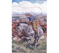 YIMACBJXX Famous Painting Wall Art Decor Canvas Picture Wall the Sick Stockrider From Poems of Lindsay Gordon Published by Godfrey Giles Graffiti Art Pictures for Home Decor 60x90cm