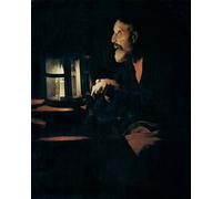 YIMACBJXX Famous Painting Wall Art Decor Canvas Picture Wall the Tears of St Peter by Georges De La Tour Graffiti Art Pictures for Home Decor 60x90cm