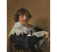 YIMACBJXX Famous Pictures Paintings Artwork For Walls Portrait of a Man by Frans Hals Vintage Wall Art for Home Decor 60x90cm