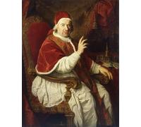 YIMACBJXX Famous Pictures Paintings Artwork For Walls Portrait of Benedict Xiv by Pierre Subleyras Vintage Wall Art for Home Decor 60x90cm