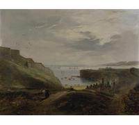 YIMACBJXX Famous Pictures Paintings Artwork For Walls Prior's Haven Tynemouth Sunrise by Johncarmichael Vintage Wall Art for Home Decor 60x90cm