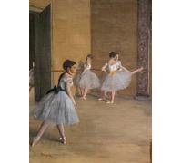 YIMACBJXX Famous Pictures Paintings Artwork For Walls the Dance Lecon by Edgar Degas Vintage Wall Art for Home Decor 60x90cm
