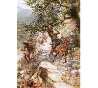 YIMACBJXX Famous Pictures Paintings Artwork For Walls the Death of Absalom by William Brassey Hole Vintage Wall Art for Home Decor 60x90cm