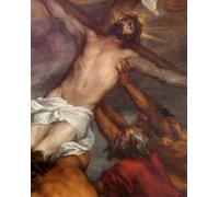 YIMACBJXX Famous Pictures Paintings Artwork For Walls the Elevation of the Cross Before by Van Dyck Vintage Wall Art for Home Decor 60x90cm