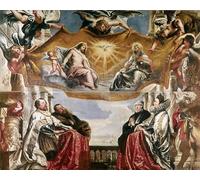 YIMACBJXX Famous Pictures Paintings Artwork For Walls the Gonzaga Family in Adoration of the Holyby Peter Paul Rubens Vintage Wall Art for Home Decor 60x90cm