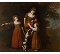 YIMACBJXX Famous Pictures Paintings Artwork For Walls the Peasant's Family by John Opie Vintage Wall Art for Home Decor 60x90cm