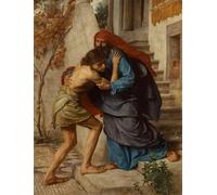 YIMACBJXX Famous Pictures Paintings Artwork For Walls the Prodigal's Return by Edward Poynter Vintage Wall Art for Home Decor 60x90cm