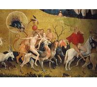 YIMACBJXX Famous Pictures Paintings Artwork For Walls the Seven Main Sins and the Four Last Things by Hieronymus Boske Vintage Wall Art for Home Decor 60x90cm