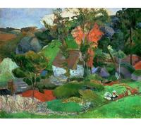 YIMACBJXX Famous Pictures Paintings Artwork For Walls the Woman with the Jug or Landscape in Pont Aven by Paul Gauguin Vintage Wall Art for Home Decor 60x90cm
