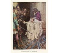 YIMACBJXX Famous Poster Artworks Posters And Prints Elizabeth Pleads for Tannhauser by Byam Liston Shaw Canvas Artwork Print for Home Decor 60x90cm