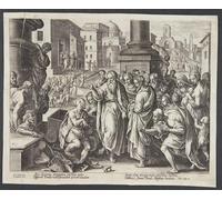 YIMACBJXX Famous Poster Artworks Posters And Prints Fishing in Shallow Waters Using by Jan Van Der Straet Canvas Artwork Print for Home Decor 60x90cm