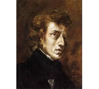 YIMACBJXX Famous Poster Artworks Posters And Prints Frédéric Chopin by Eugene Delacroix Canvas Artwork Print for Home Decor 60x90cm