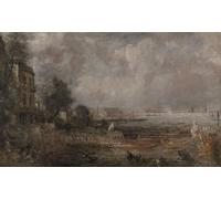 YIMACBJXX Famous Poster Artworks Posters And Prints Half Size Sketch for the Opening of Waterloo Bridge by John Constable Canvas Artwork Print for Home Decor 60x90cm
