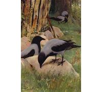 YIMACBJXX Famous Poster Artworks Posters And Prints Hooded Crow by After Wilhelm Kuhnert Canvas Artwork Print for Home Decor 60x90cm