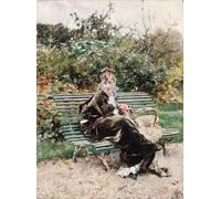 YIMACBJXX Famous Poster Artworks Posters And Prints Hyde Park Oil on Canvas by Giovann Canvas Artwork Print for Home Decor 60x90cm