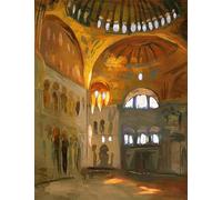 YIMACBJXX Famous Poster Artworks Posters And Prints Interior of Hagia Sophia John Singer Sargent Canvas Artwork Print for Home Decor 60x90cm