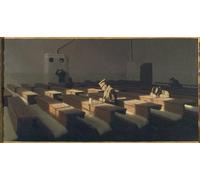 YIMACBJXX Famous Poster Artworks Posters And Prints Italy the Christmas of Those Who Remain by Angelo Morbelli Canvas Artwork Print for Home Decor 60x90cm
