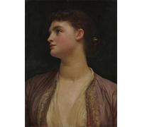 YIMACBJXX Famous Poster Artworks Posters And Prints Lucia Possibly Late S by Frederic Leighton Canvas Artwork Print for Home Decor 60x90cm