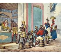 YIMACBJXX Famous Poster Artworks Posters And Prints Manacled Slaves Buying From a Shop in Rio De Janeiro by Jean Baptiste Debret Canvas Artwork Print for Home Decor 60x90cm