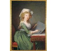 YIMACBJXX Famous Poster Artworks Posters And Prints Marie Louise of Bourbon Sicily by Elisabeth Louise Vigee Lebrun Canvas Artwork Print for Home Decor 60x90cm