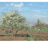 YIMACBJXX Famous Poster Artworks Posters And Prints Orchard in Bloom Louveciennes by Camille Pissarro Canvas Artwork Print for Home Decor 60x90cm