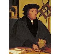 YIMACBJXX Famous Poster Artworks Posters And Prints Portrait of Nicholas Kratzer by Hans Holbein Der Jüngere Canvas Artwork Print for Home Decor 60x90cm