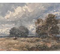 YIMACBJXX Famous Poster Artworks Posters And Prints Shepherding the Flock Windy Day by David Cox Canvas Artwork Print for Home Decor 60x90cm