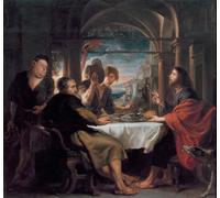 YIMACBJXX Famous Poster Artworks Posters And Prints Supper At Emmaus by Peter Paul Rubens Canvas Artwork Print for Home Decor 60x90cm