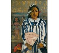 YIMACBJXX Famous Poster Artworks Posters And Prints the Ancestors of Tehamana by Paul Gauguin Canvas Artwork Print for Home Decor 60x90cm