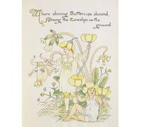 YIMACBJXX Famous Poster Artworks Posters And Prints the Buttercup and the Cowslip From the flora's Feast by Walter Crane Canvas Artwork Print for Home Decor 60x90cm