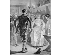 YIMACBJXX Famous Poster Artworks Posters And Prints the Gamekeeper Party From the Illustrated London News by Richard Caton Woodville Junior Canvas Artwork Print for Home Decor 60x90cm