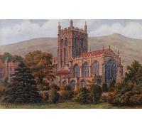YIMACBJXX Famous Poster Artworks Posters And Prints the Priory Church Malvern by Alfred Robert Quinton Canvas Artwork Print for Home Decor 60x90cm