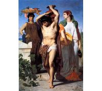 YIMACBJXX Famous Poster Artworks Posters And Prints the Seamstress by William Adolphe Bouguereau Canvas Artwork Print for Home Decor 60x90cm