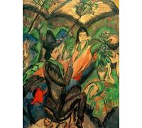YIMACBJXX Famous Poster Artworks Posters And Prints Uprooted Tree by Ernst Ludwig Kirchner Canvas Artwork Print for Home Decor 60x90cm
