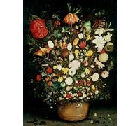 YIMACBJXX Famous Poster Artworks Posters And Prints Vase of Flowers by Jan the Elder Brueghel Canvas Artwork Print for Home Decor 60x90cm