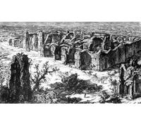 YIMACBJXX Famous Poster Artworks Posters And Prints View of the Baths of Caracalla From the 'views of Series by Battista Piranesi Canvas Artwork Print for Home Decor 60x90cm