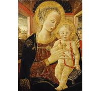 YIMACBJXX Famous Poster Artworks Posters And Prints Virgin and Child by Francesco Di Stefano Pesellino Canvas Artwork Print for Home Decor 60x90cm