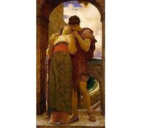 YIMACBJXX Famous Poster Artworks Posters And Prints Wedded by Frederic Leighton Canvas Artwork Print for Home Decor 60x90cm