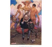 YIMACBJXX Famous Wall Art Decor Canvas Picture Wall I Loathe That I Did Love by Byam Liston Shaw Graffiti Art Pictures for Home Decor 60x90cm