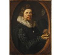YIMACBJXX Famous Wall Art Decor Canvas Picture Wall Portrait of a Man by Frans Hals Graffiti Art Pictures for Home Decor 60x90cm