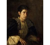 YIMACBJXX Famous Wall Art Decor Canvas Picture Wall Signora Gomez Darza by Eakins Graffiti Art Pictures for Home Decor 60x90cm