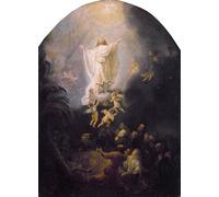 YIMACBJXX Famous Wall Art Decor Canvas Picture Wall The ascension by Rembrandt van Rijn Graffiti Art Pictures for Home Decor 60x90cm