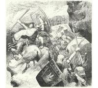 YIMACBJXX Famous Wall Art Decor Canvas Picture Wall the Barbarian Migrations Thth Century by Hermann Vogel Graffiti Art Pictures for Home Decor 60x90cm