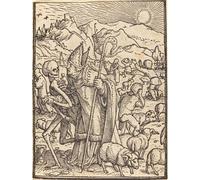 YIMACBJXX Famous Wall Art Decor Canvas Picture Wall the Bishop by Hans Holbein the Younger Graffiti Art Pictures for Home Decor 60x90cm