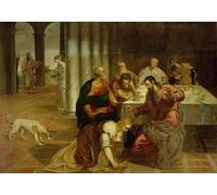 YIMACBJXX Famous Wall Art Decor Canvas Picture Wall the Conversion of Mary Magdalene by Jacopo Robusti Tintoretto Graffiti Art Pictures for Home Decor 60x90cm