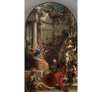 YIMACBJXX Famous Wall Art Decor Canvas Picture Wall the Fall of Simon Magus by Pompeo Girolamo Batoni Graffiti Art Pictures for Home Decor 60x90cm