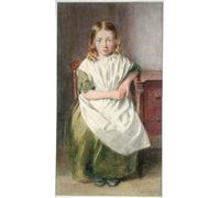YIMACBJXX Famous Wall Art Decor Canvas Picture Wall the Farmer's Daughter by William Henry Hunt Graffiti Art Pictures for Home Decor 60x90cm