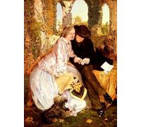 YIMACBJXX Famous Wall Art Decor Canvas Picture Wall the Measure for the Wedding Ring by Michael Frederick Halliday Graffiti Art Pictures for Home Decor 60x90cm