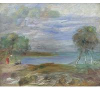 YIMACBJXX Famous Wall Art Decor Canvas Picture Wall Two People At the Water by Pierre Auguste Renoir Graffiti Art Pictures for Home Decor 60x90cm